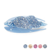 ACRYLIC TOP CLIP HEAD ORNAMENT RHINESTONE HAIRPIN_CWAHA4236