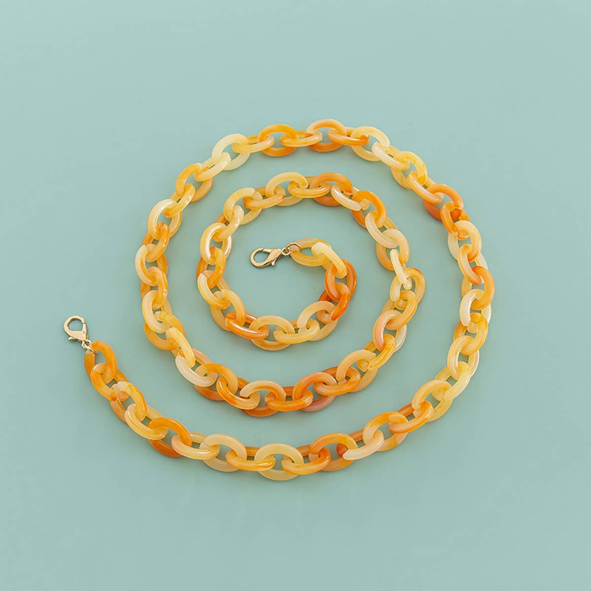 47 OVAL 0 67 0 98 ACRYLIC CHAIN BAG STRAP_CWMM5099