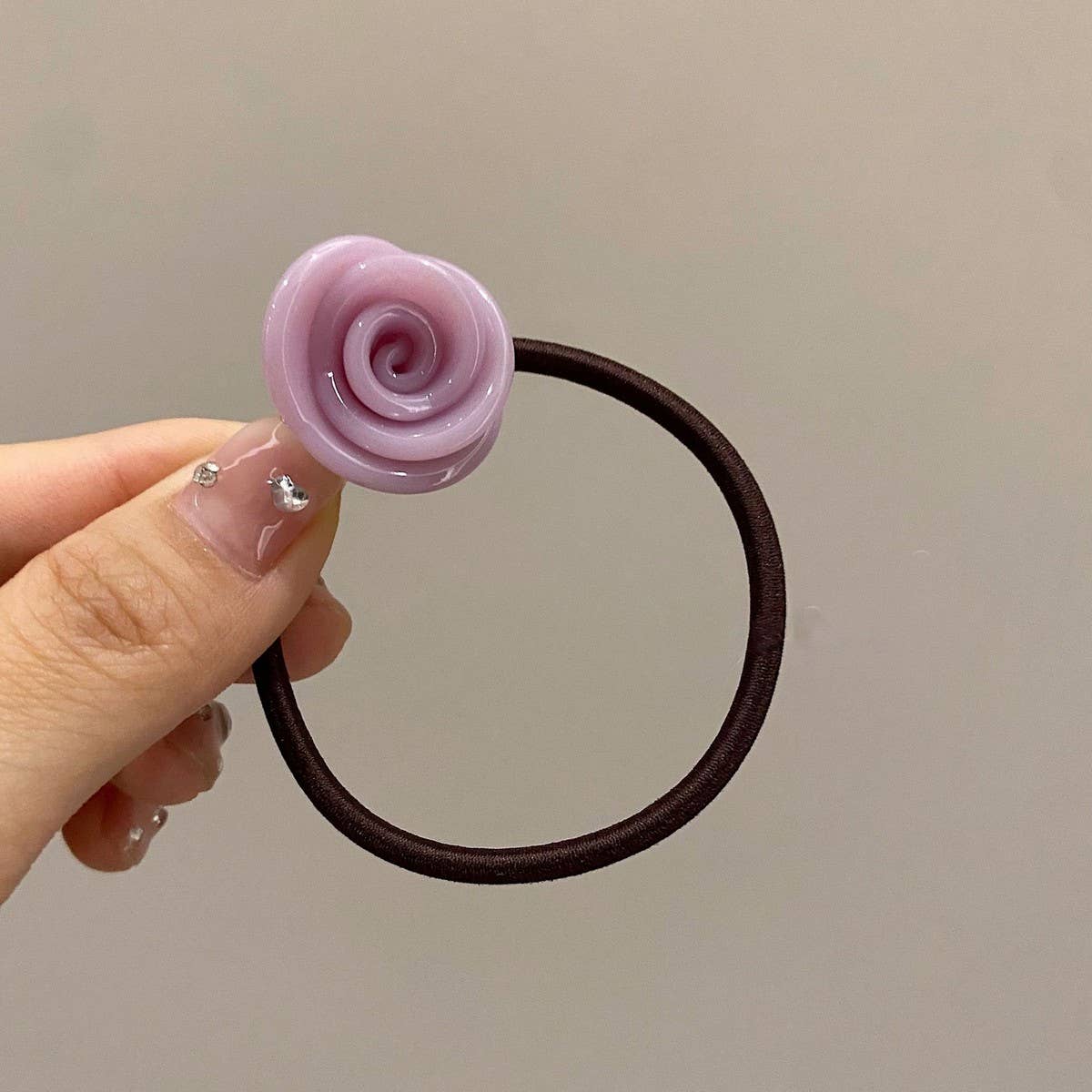 SWEET AND SIMPLE HEADBAND WITH ROSE FLOWERS_CWAHA1291