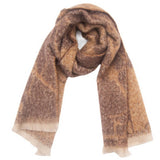 Womens Floral Jacquard Shawl Scarf_Cwasc0876