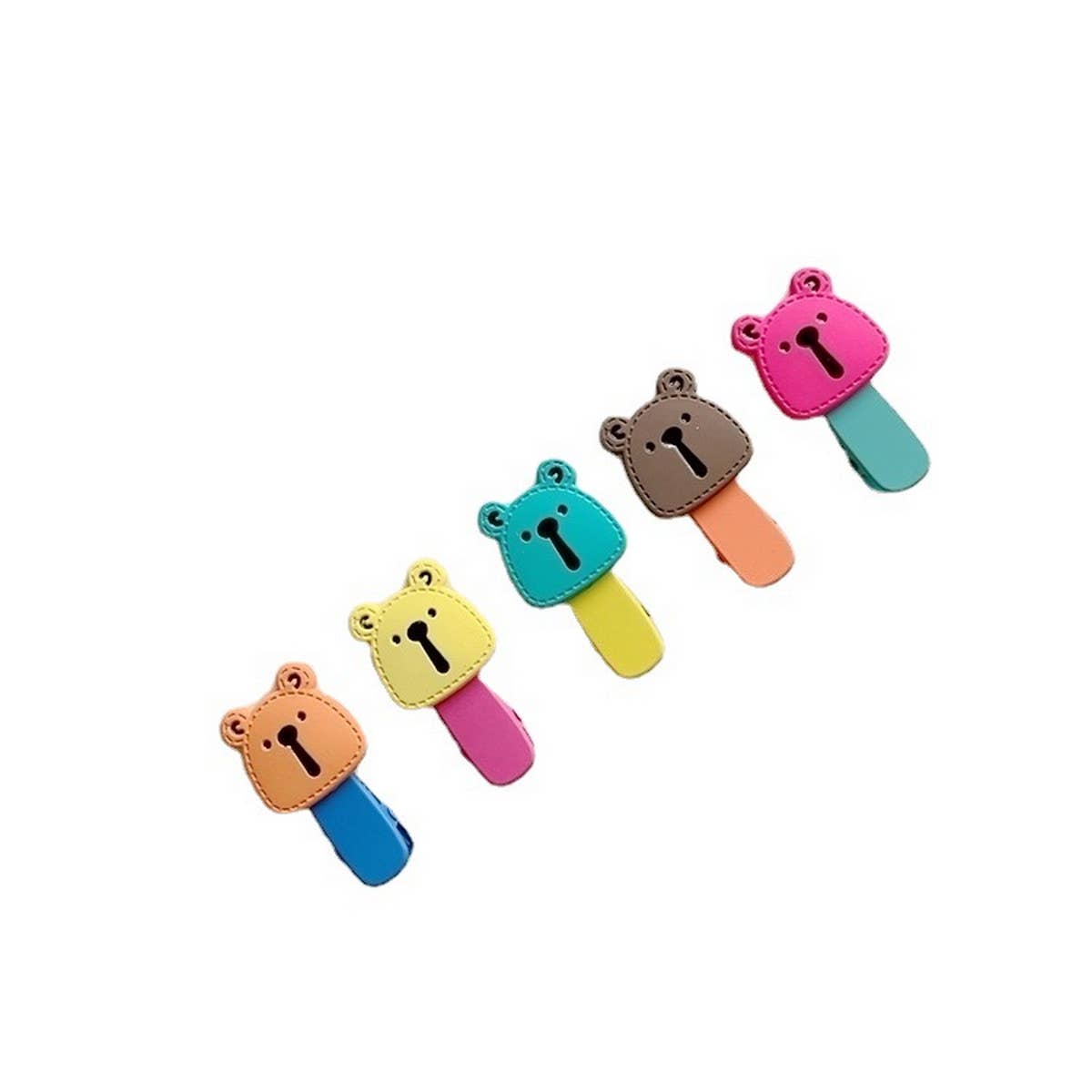 CHILDRENS CUTE LONG NOSE BEAR HAIR CLIP_CWAHA1822