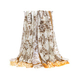 PAISLEY SATIN LONG SCARF WRAP FOR BEACH TRAVEL_CWASC0688