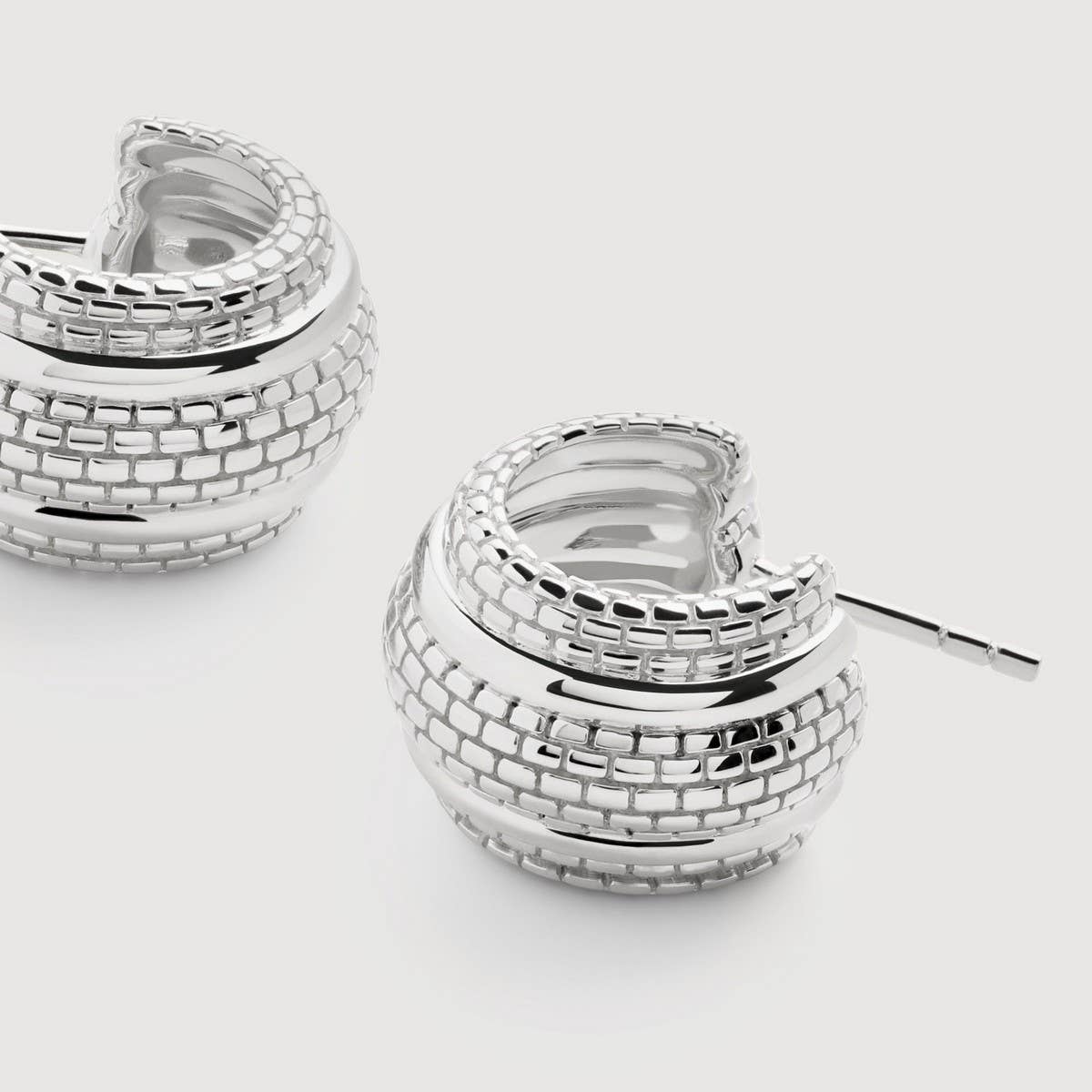 Trendy Irregular Geometric 18K Gold Plated Studs