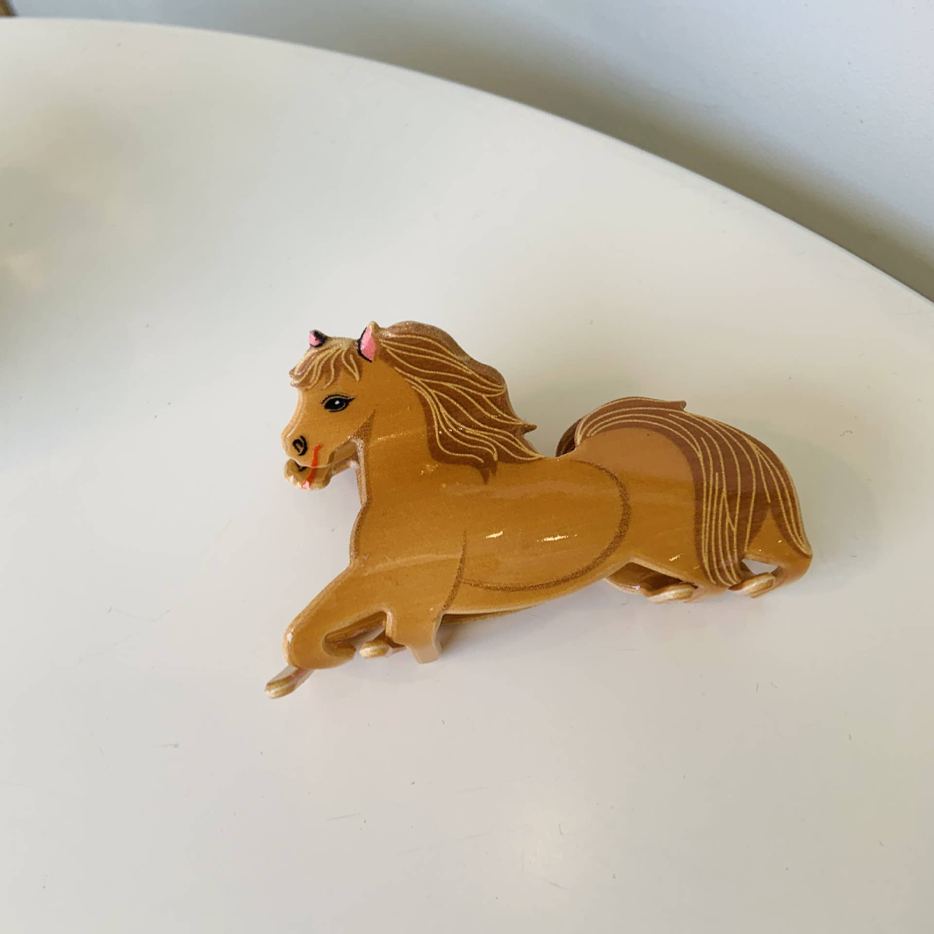 ACRYLIC ANIMAL HAIR CLAW CLIP FARM FALL THEME_CWASC1582