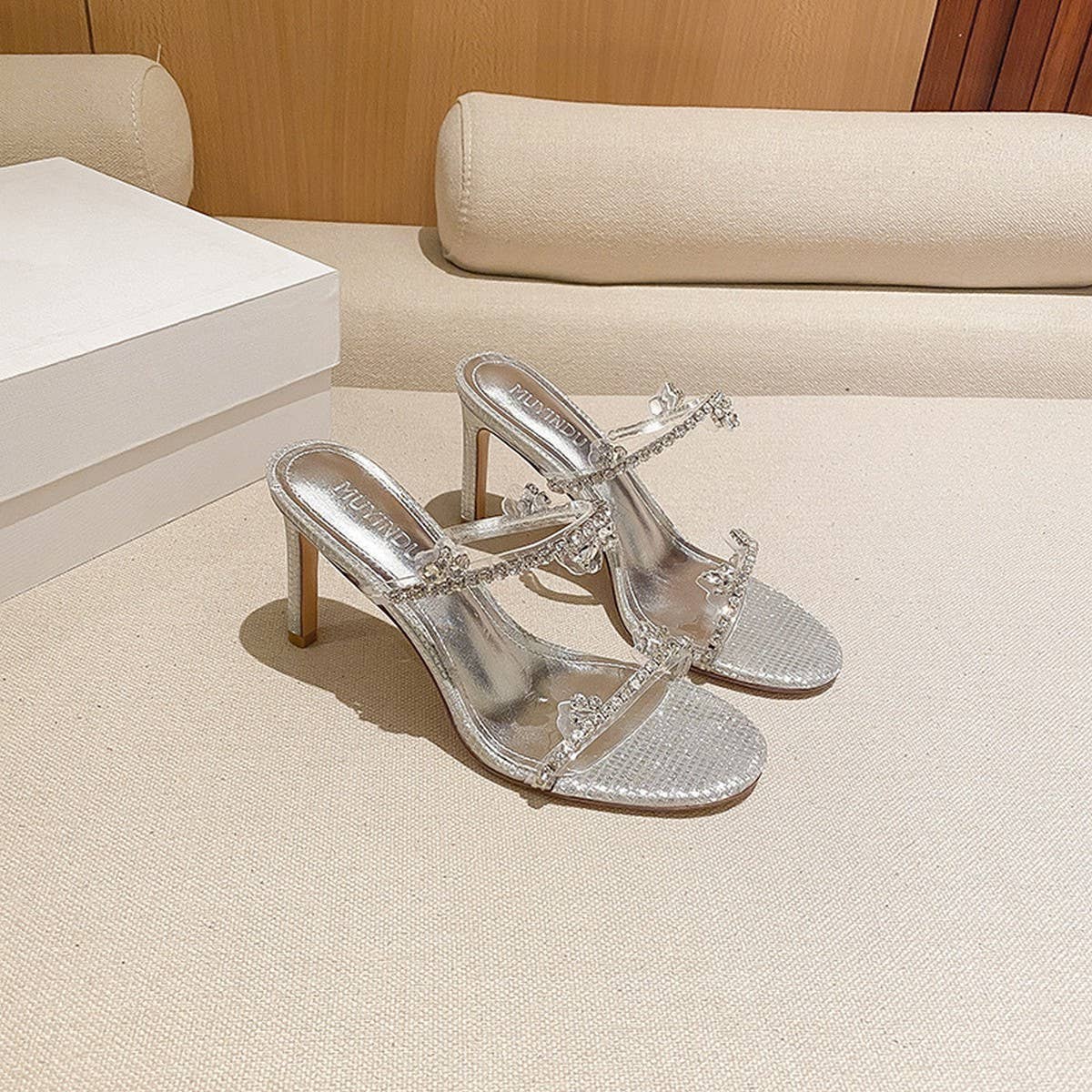 RHINESTONE SLIM HEEL SANDALS HIGH HEELS_CWSHH0025