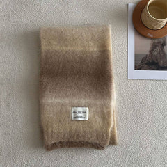 Unique Gradient Wool Blend Knit Scarf For Winter_Cwasc2318