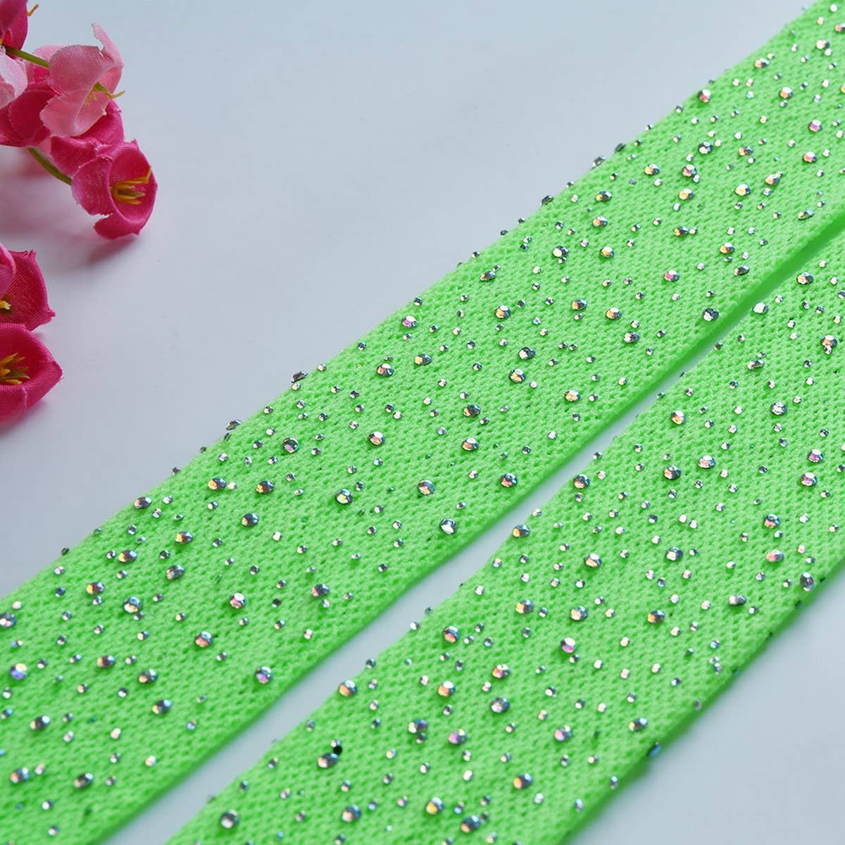 Women Sparkle Rhinestone Fishnets Stockings_Cwms0230