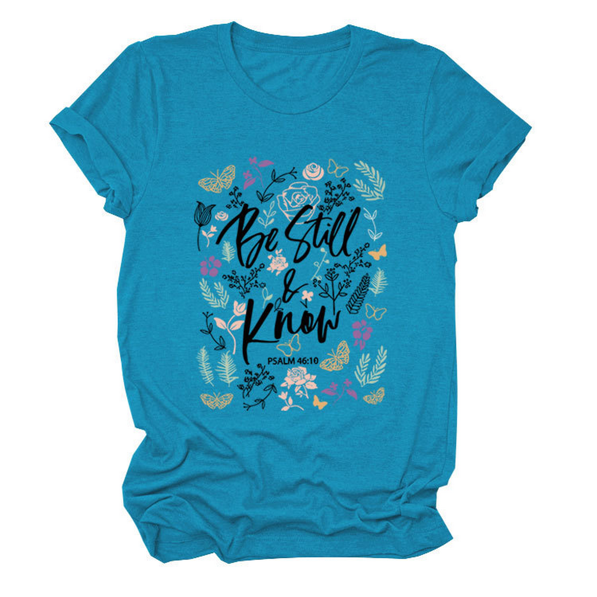 Womens Faith Tee, Be Still And Know_Cwtts1480