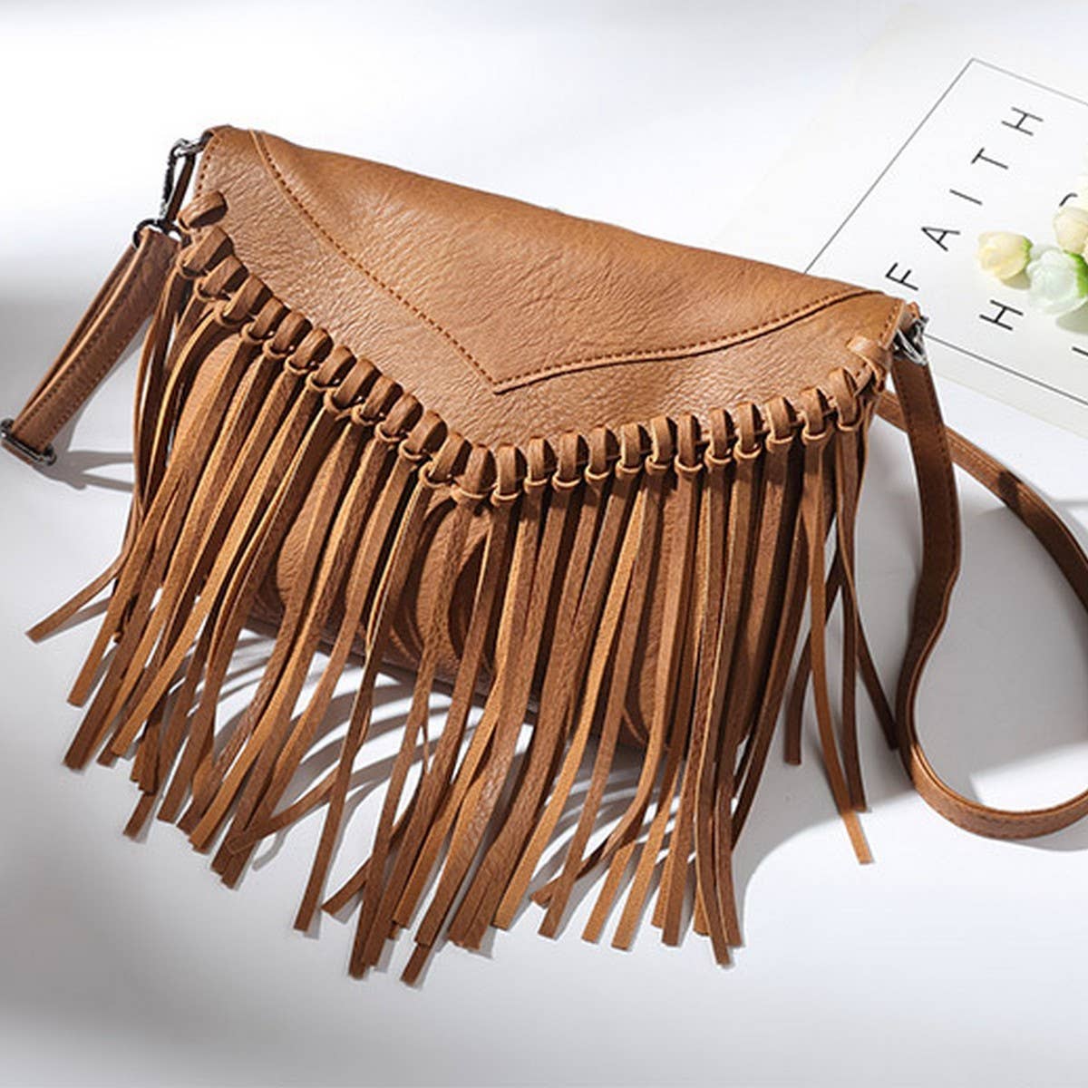 Cwab4562_Envelope Tassel Shoulder Crossbody Bag