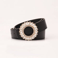 CLASSIC RHINESTONE BUCKLE BELTS FOR WOMEN_CWABE0390