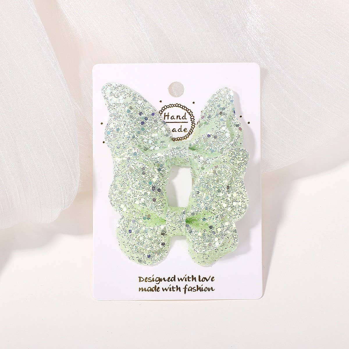 3D GRADIENT GLITTER BOW BABY HAIR CLIP_CWAHA6755