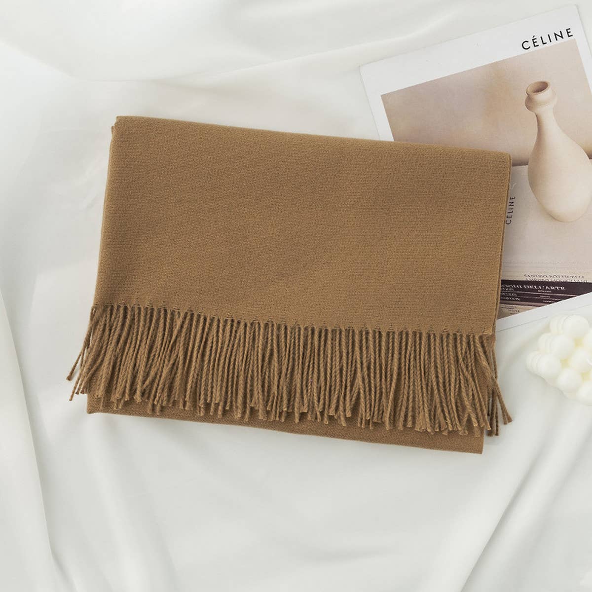 COZY SOLID COLOR WINTER SCARF WITH FOR WOMEN_CWASC0991