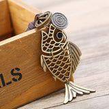 PUNK HAND WOVEN ALLOY FISH CAR KEYCHAIN_CWMM4781