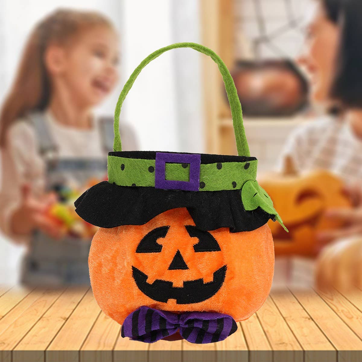Cwab2572_Halloween Pumpkin Candy Tote Gift Bag