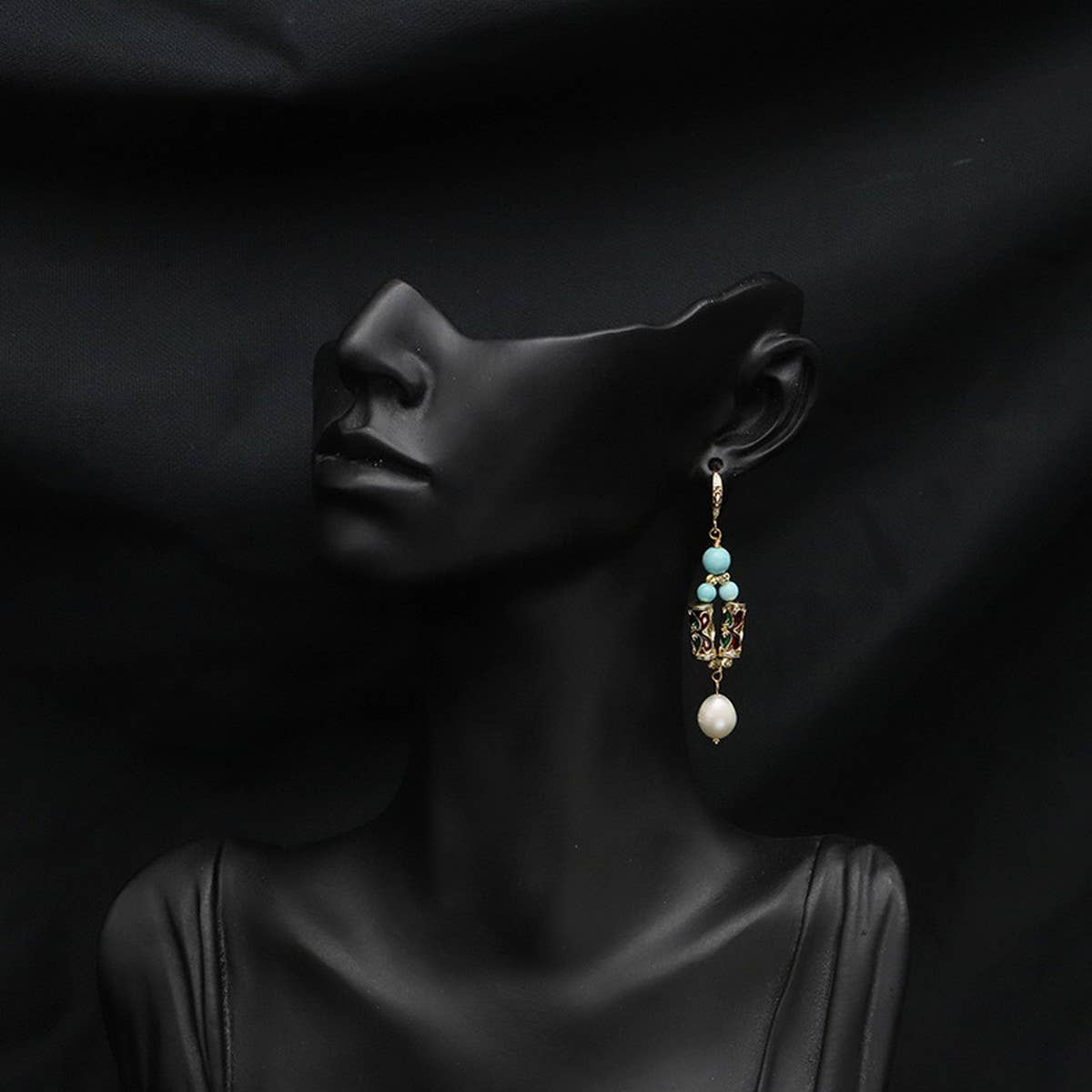 HIGH END VINTAGE PEARL EARRINGS FOR WOMEN_CWAJE3789