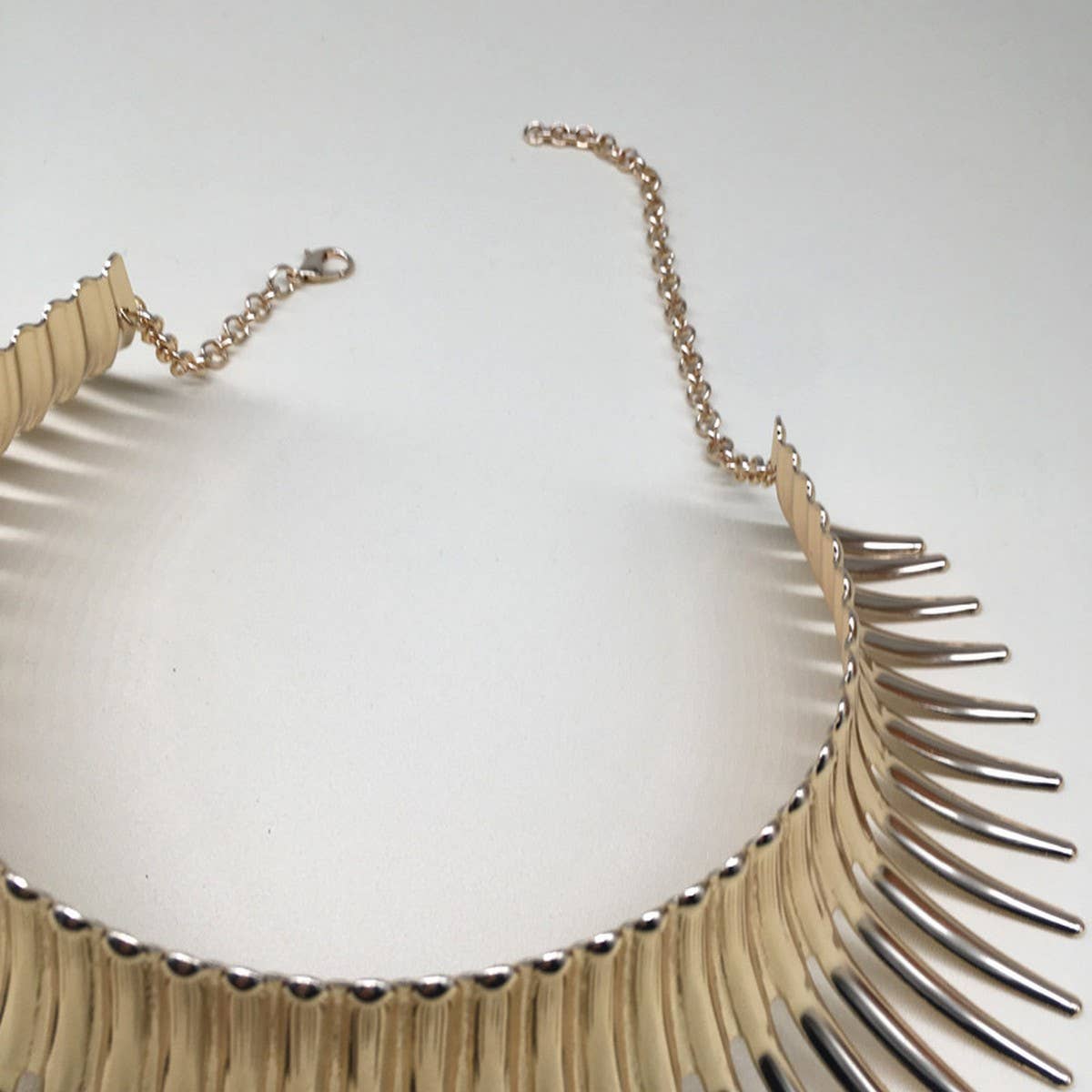 METAL FLOWER PUNK FASHION NECKLACE SET_CWMM4927