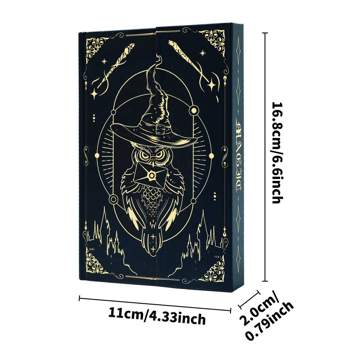 MAGIC OWL HARDCOVER PATTERN NOTEBOOK_CWMM1837