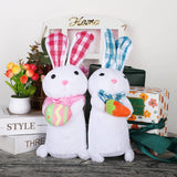 EASTER LIGHTED BUNNY DOLL BUNNY ORNAMENTS_CWMM3493