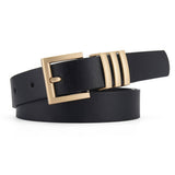 MATTE KOREAN STYLE METAL SQUARE BUCKLE BELT_CWASC0580