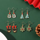 PERSONALIZED CHRISTMAS ALLOY PENDANT EARRINGS_CWMM2625