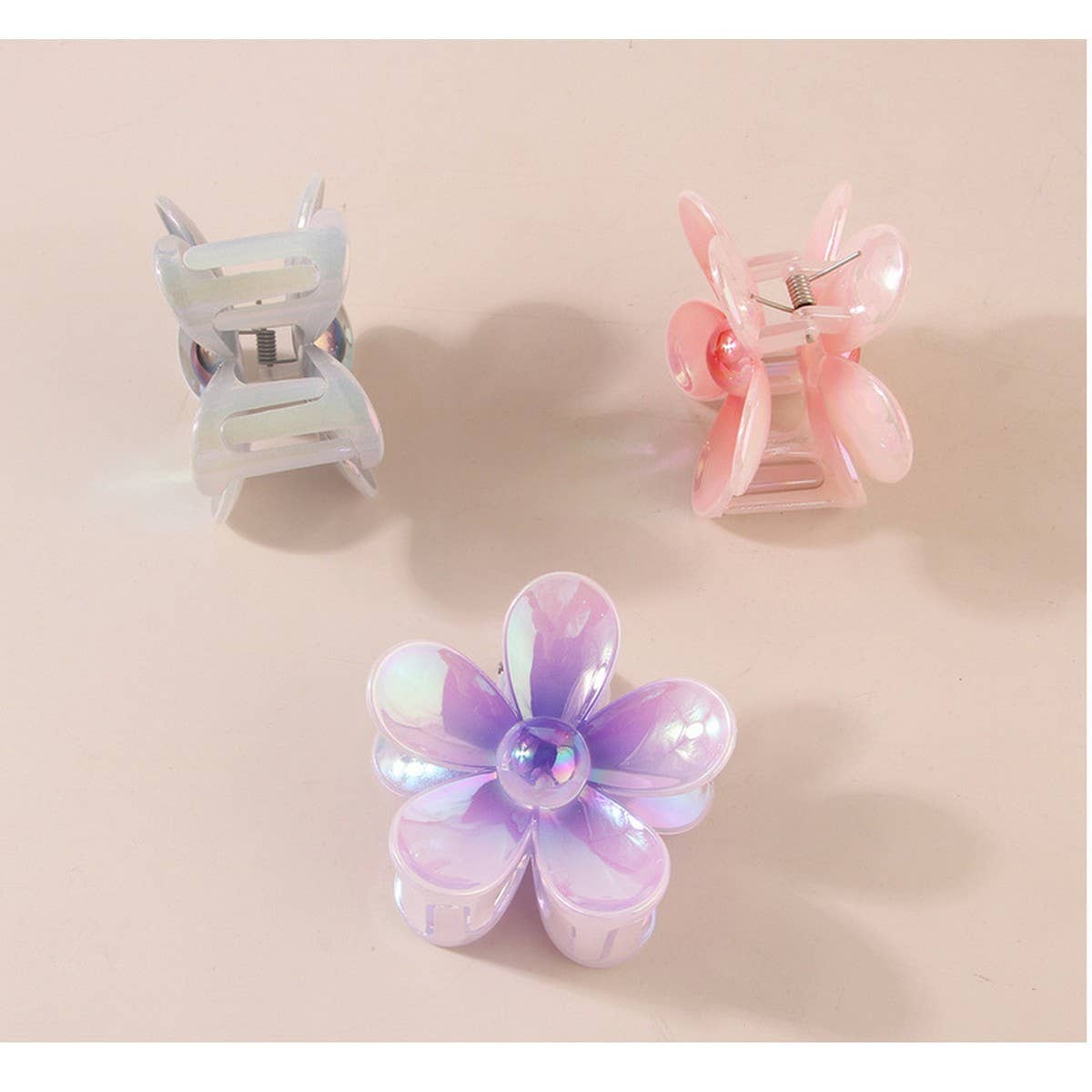Cwaha1385_Sweet Colorful Flower Hair Claw Clip
