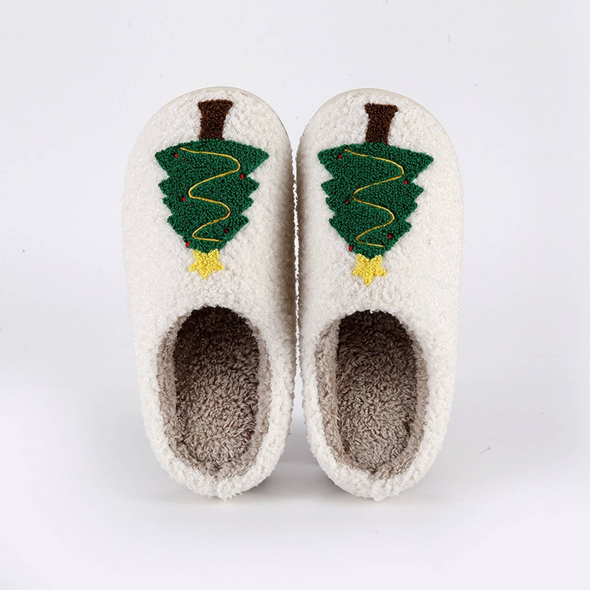 CHRISTMAS TREE WARMTH WINTER COTTON SLIPPERS_CWSHS0457