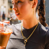 FASHIONABLE EMERALD HEART KEY NECKLACE_CWMM5541