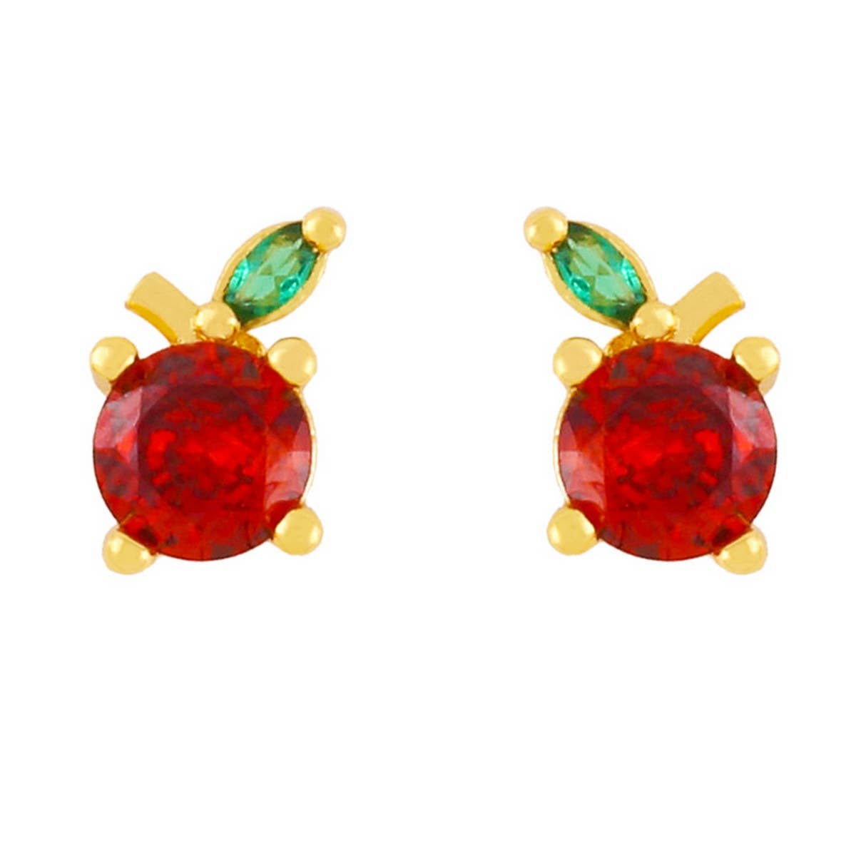 FRUIT STUDDED DIAMOND EARRINGS_CWAJE1042