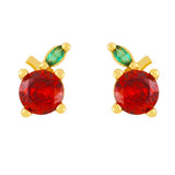 FRUIT STUDDED DIAMOND EARRINGS_CWAJE1042