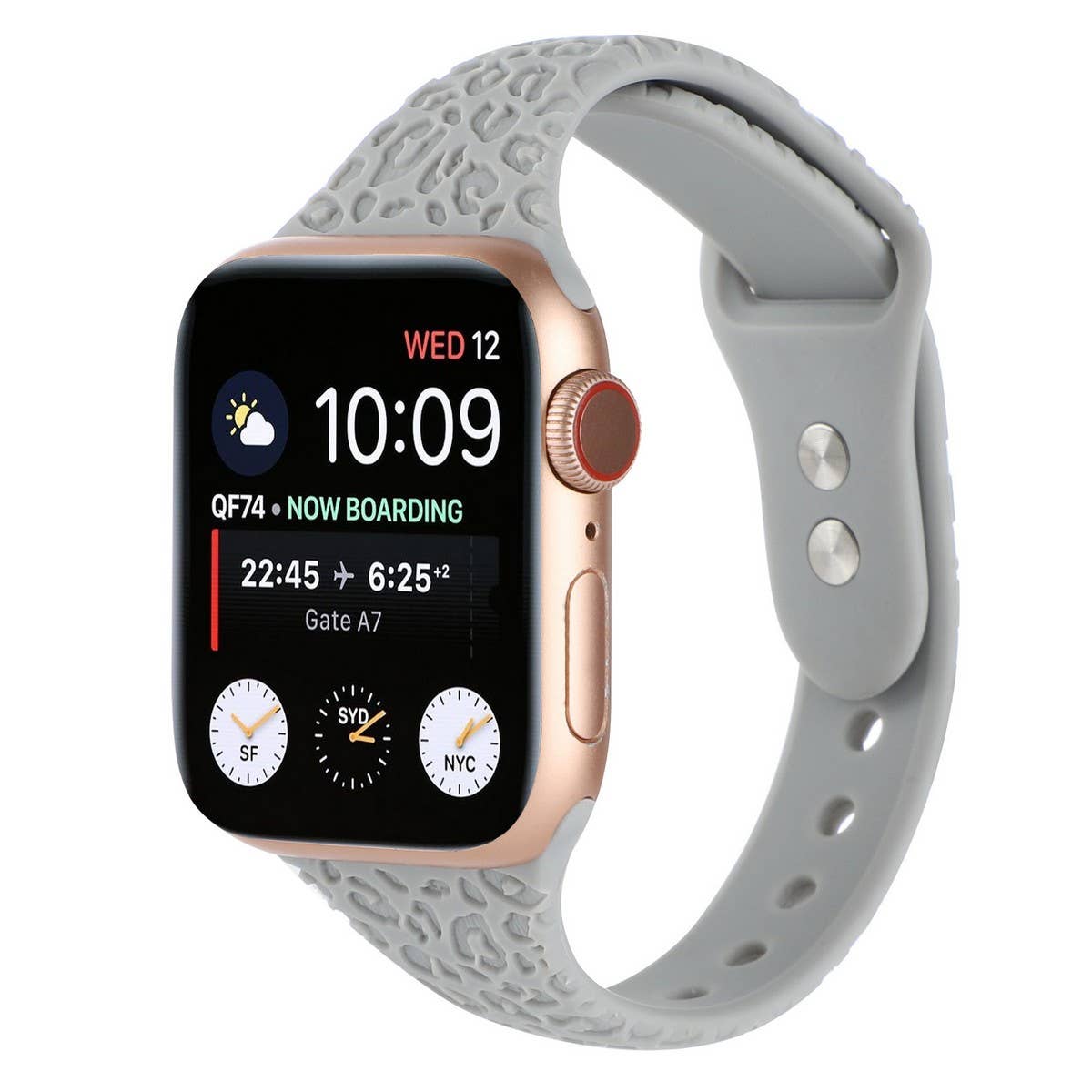 APPLE WATCH9 1 ENGRAVED LEOPARD PRINT STRAP IWATCH8_CWWW0070