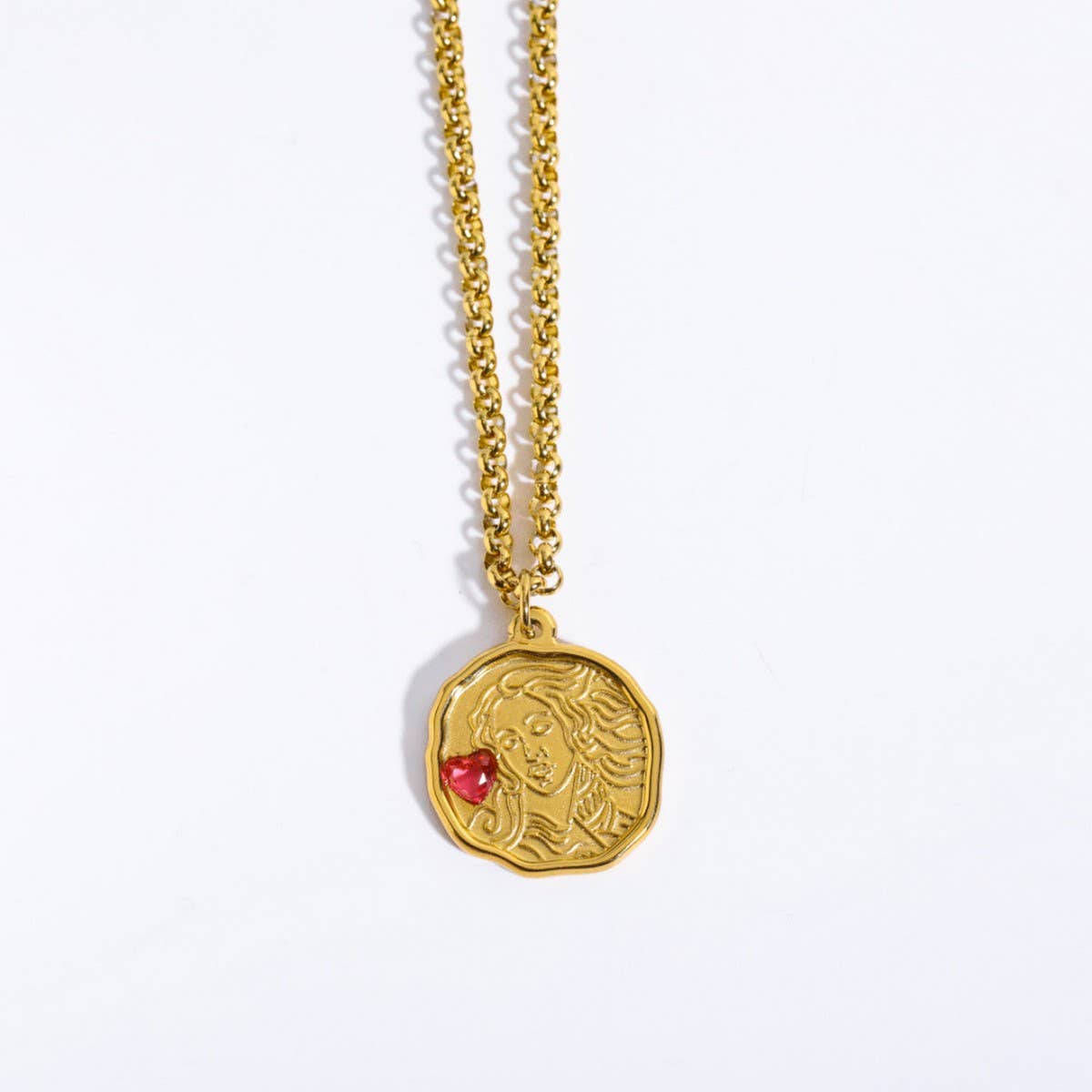 Vintage Creative Mythology Pendant Necklace_Cwmm3788