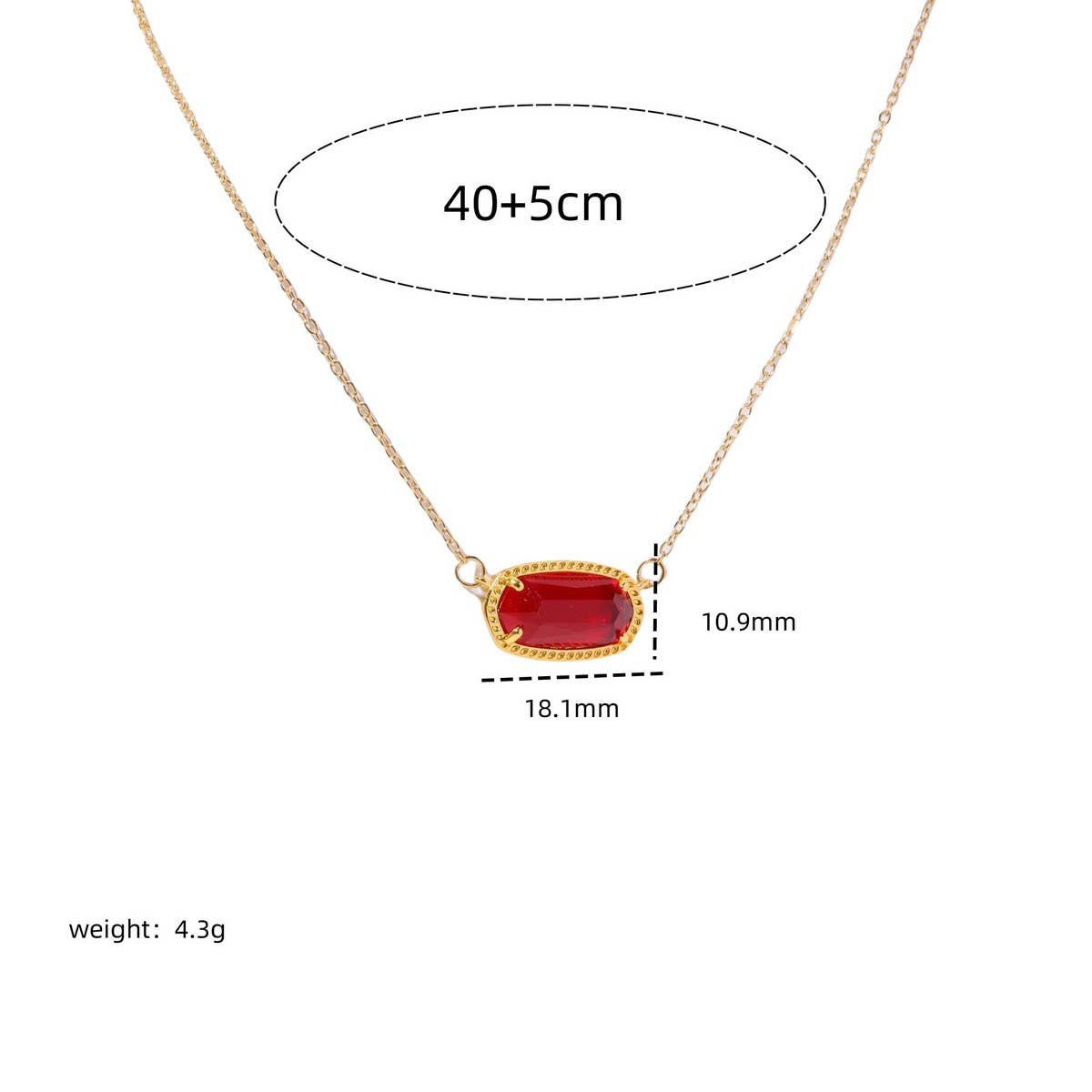 CREATIVE DECEMBER CRYSTAL PENDANT NECKLACE_CWMM3791