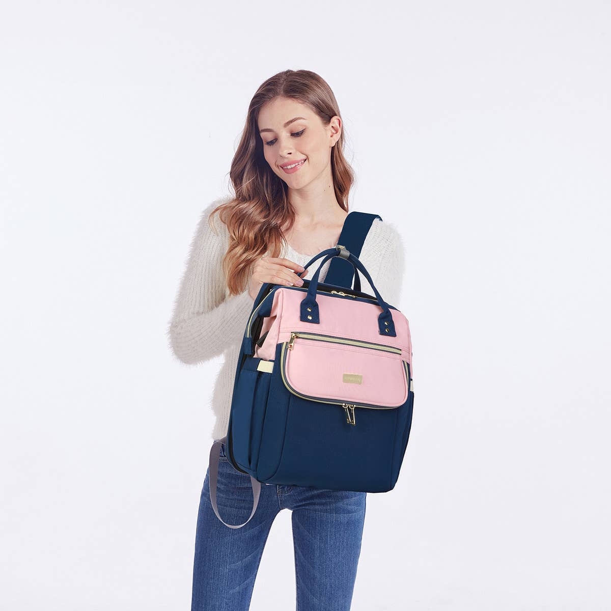 SHOULDER FOLDING BED MOTHER AND BABY BAG_CWAB2243