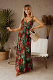V-Neck Sleeveless Halter Print Boho Long Dress_Cwdmd4498