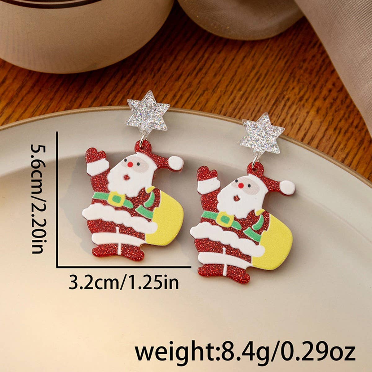 CHRISTMAS SIMPLE AND VERSATILE CARTOON EARRINGS_CWAJE1833