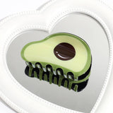 Vintage Acetate Hair Claw Angel Button Clip