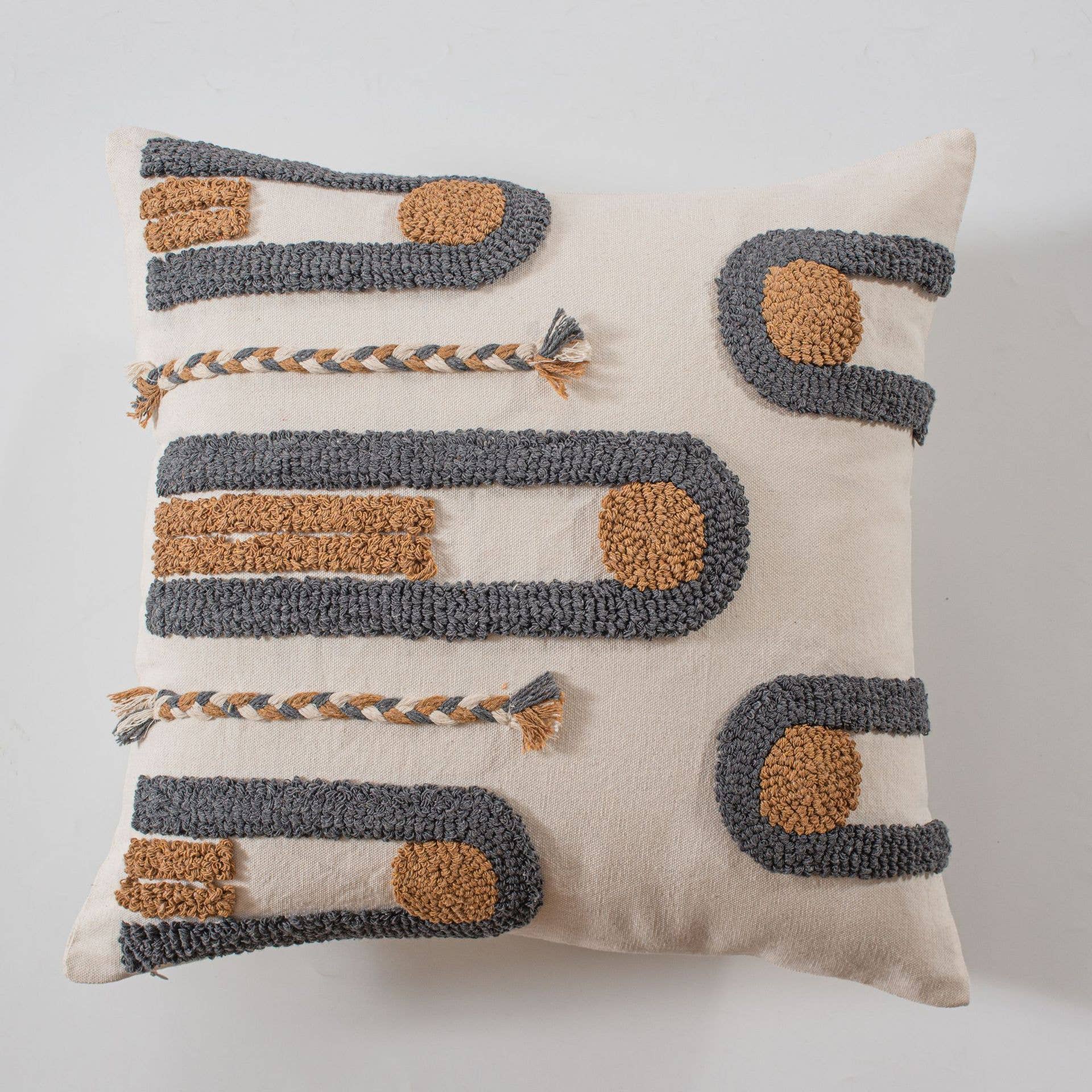 MULTI FLEECE PATTERNED COZY PILLOW COVER_CWMM0034
