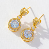 BEADS DECKED ROUND DANGLE EARRINGS_CWAJE0319