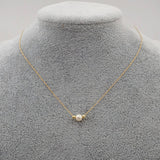 SMALL TEMPERAMENT PEARL CLAVICLE NECKLACE_CWAJE1669