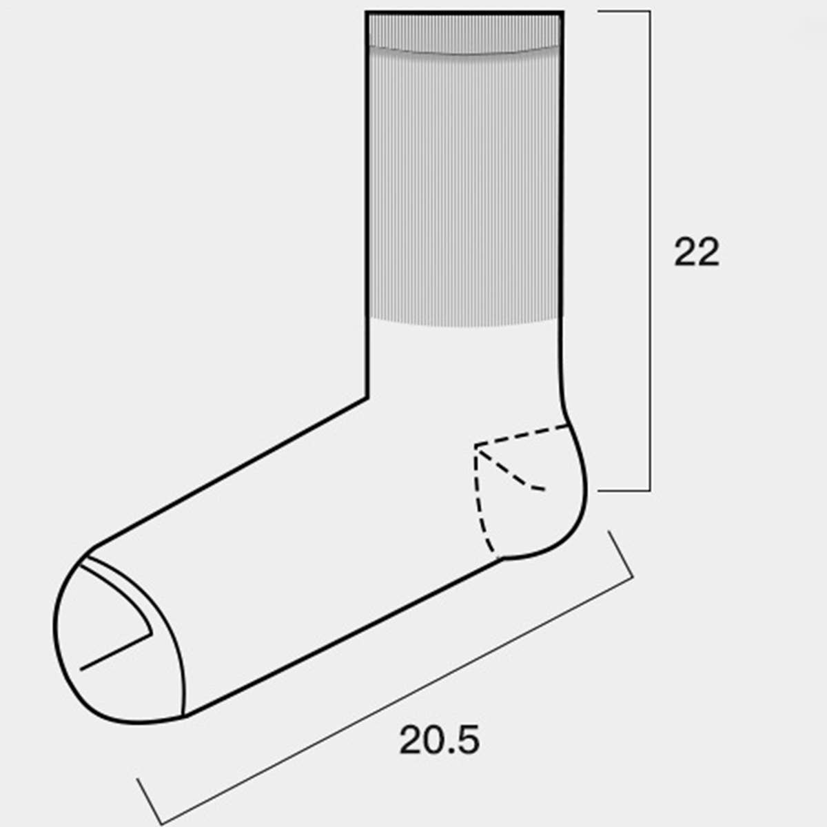 FASHION TIE DYED CHECKERED SOCKS_CWMS0265
