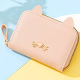 Cute Cat Card Bag Multi Functional Wallet_Cwab1622