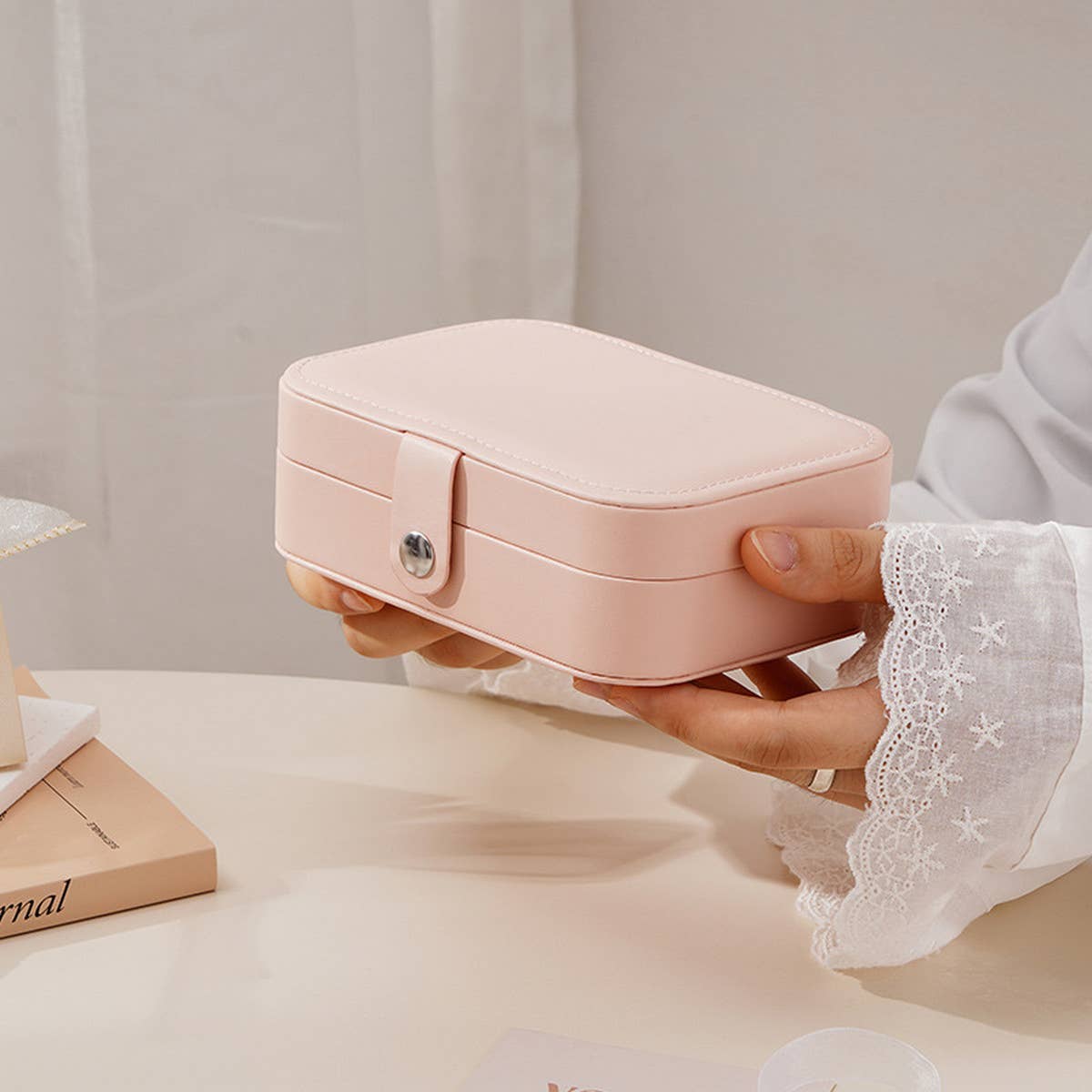 PORTABLE NECKLACE RING EARRING STORAGE BOX_CWMM1677