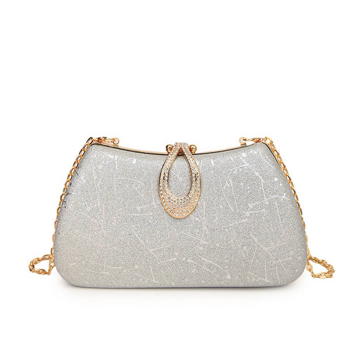 SHOULDER EVENING BAG CHAIN SQUARE BAG CLUTCH BAG_CWAB3253
