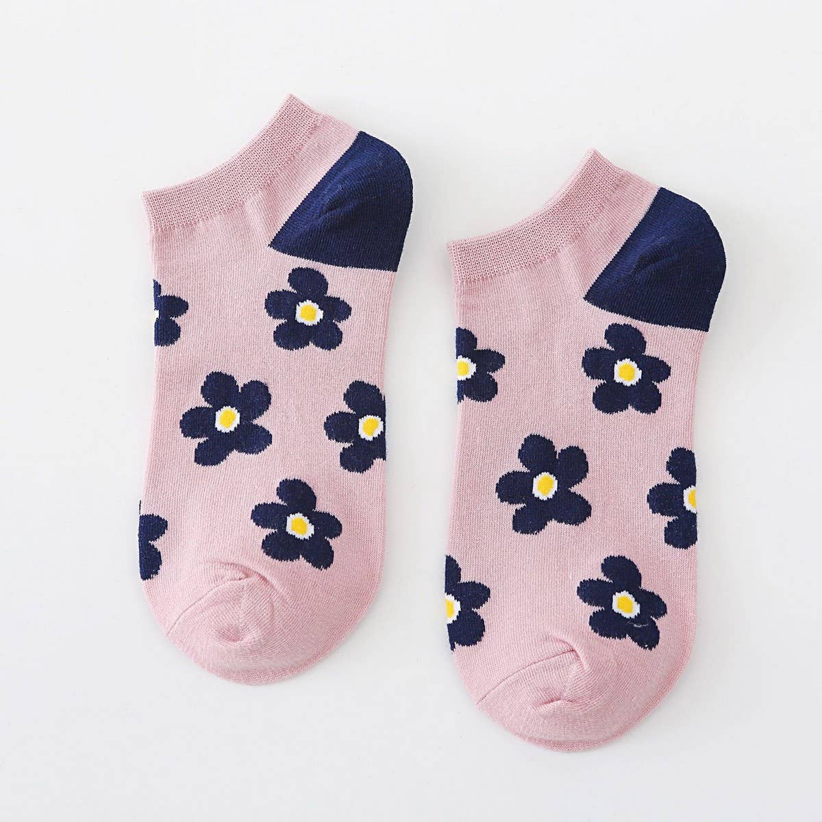 NEW HYUNA STYLE FLOWER SOCKS FOR WOMEN_CWMS2045