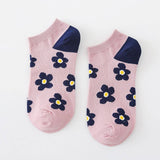NEW HYUNA STYLE FLOWER SOCKS FOR WOMEN_CWMS2045