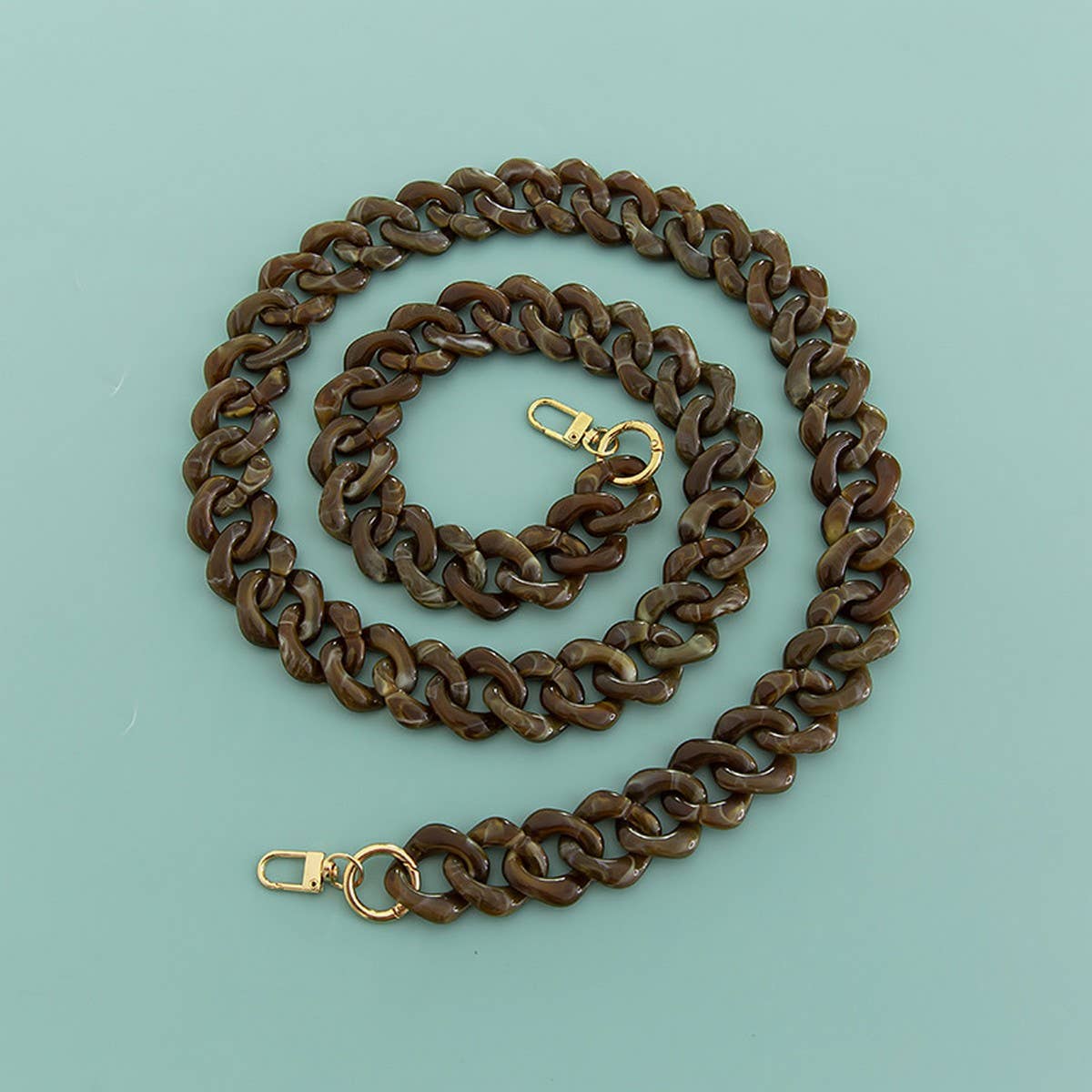 47IN ACRYLIC DIAMOND BAG STRAP COLORFUL CHAIN_CWMM5058