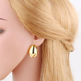 Versatile Retro Gold Plated Earrings