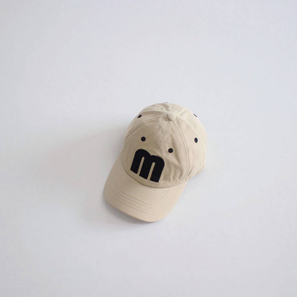 KIDS BIG M LETTER BASEBALL CAP TRENDY SUN HAT CWAH2899