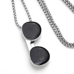 HIP HOP SUNGLASSES PENDANT NECKLACE_CWAJE0968