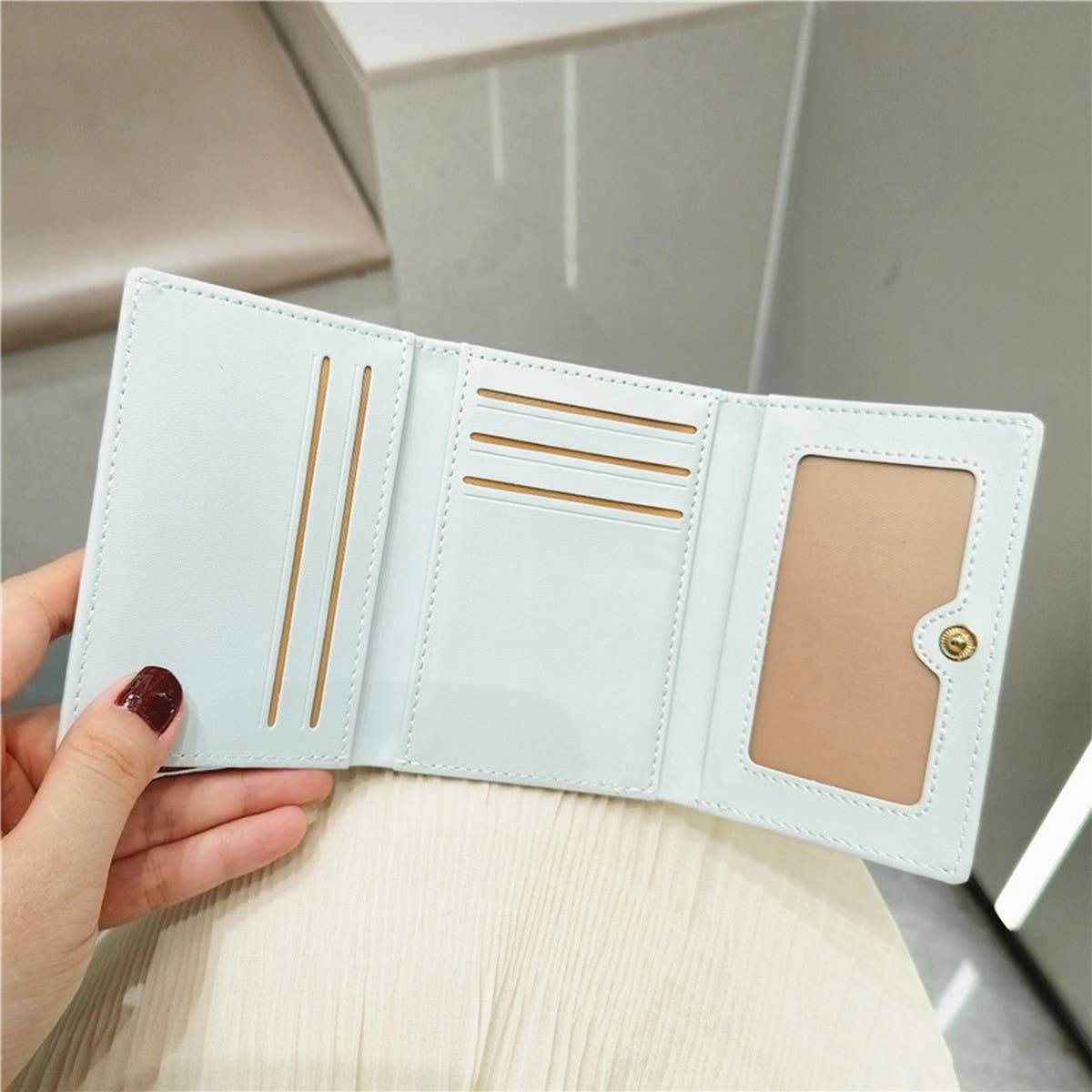 CARTOON CUTE RABBIT MINI SHORT WALLET_CWAB2557